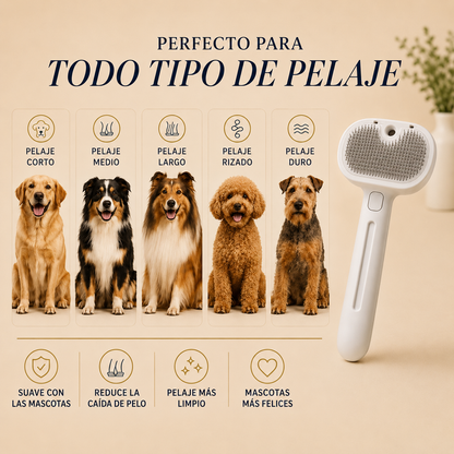 Cepillo de Vapor para Mascotas